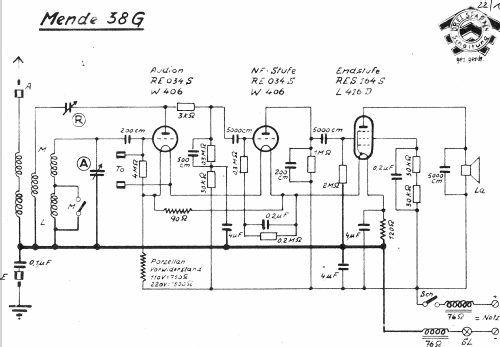 Mende 38 38G ; Mende - Radio H. (ID = 1112446) Radio