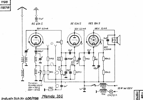 Mende 38 38G ; Mende - Radio H. (ID = 2101867) Radio