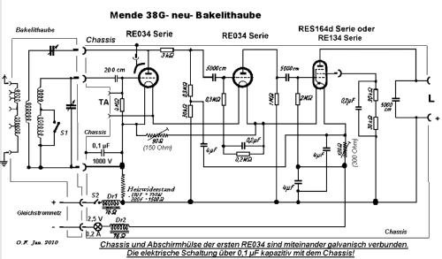 Mende 38 38G ; Mende - Radio H. (ID = 718820) Radio