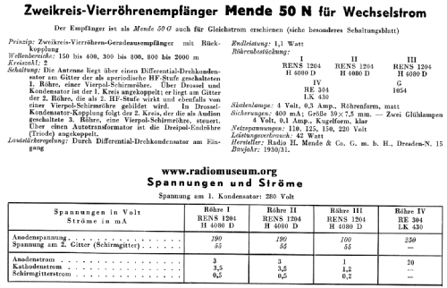 50N; Mende - Radio H. (ID = 28665) Radio