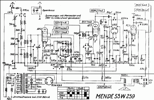 53W259; Mende - Radio H. (ID = 240615) Radio