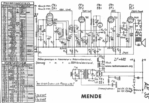 AE35; Mende - Radio H. (ID = 23258) Car Radio