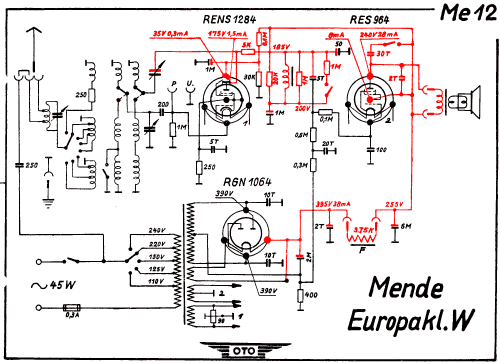 Europaklasse W ; Mende - Radio H. (ID = 2957805) Radio