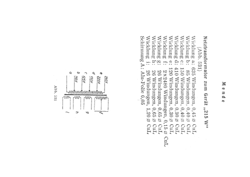 Geradeaus M215 ; Mende - Radio H. (ID = 350247) Radio