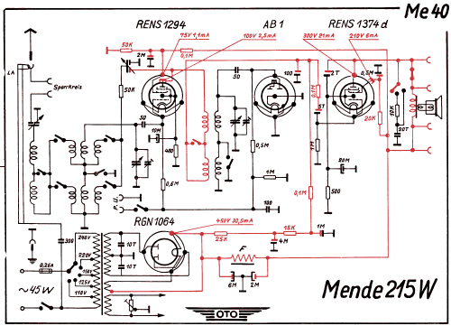 Geradeaus M215 ; Mende - Radio H. (ID = 2958678) Radio