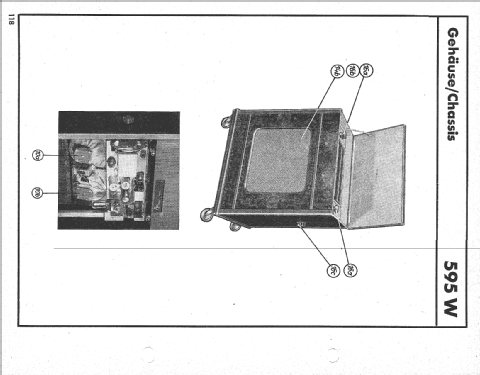 Gross-Super 595W, MGS595W; Mende - Radio H. (ID = 1441219) Radio