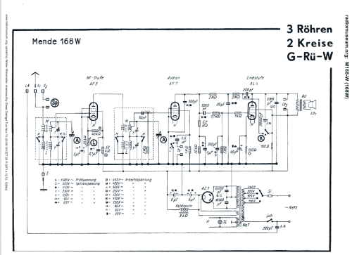 M168-W ; Mende - Radio H. (ID = 1102088) Radio