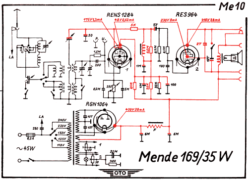 M169/35 ; Mende - Radio H. (ID = 2957296) Radio