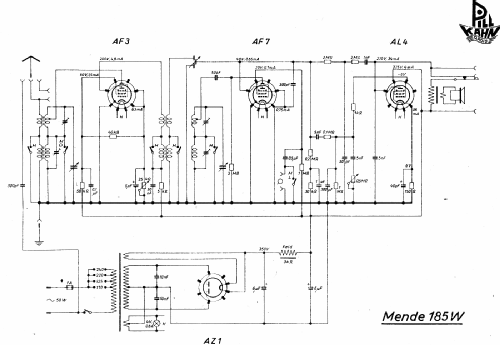 M185-W ; Mende - Radio H. (ID = 2267262) Radio