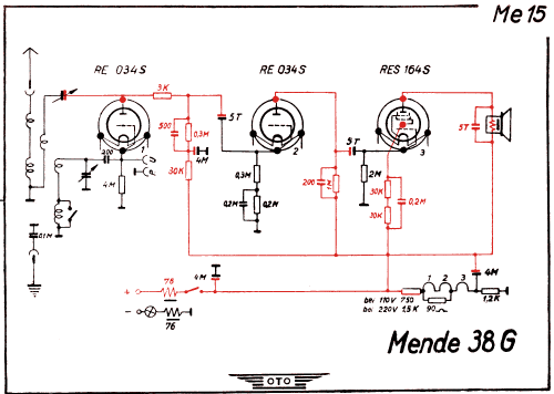 Mende 38 38G ; Mende - Radio H. (ID = 2957815) Radio
