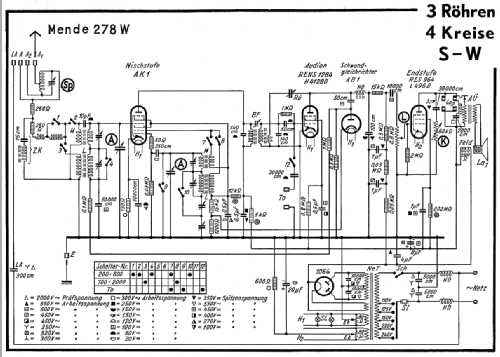 Oktoden-Super M278-W ; Mende - Radio H. (ID = 28758) Radio