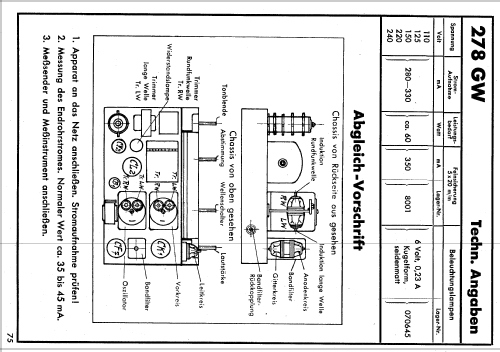 Oktoden-Super M278-GW ; Mende - Radio H. (ID = 171154) Radio