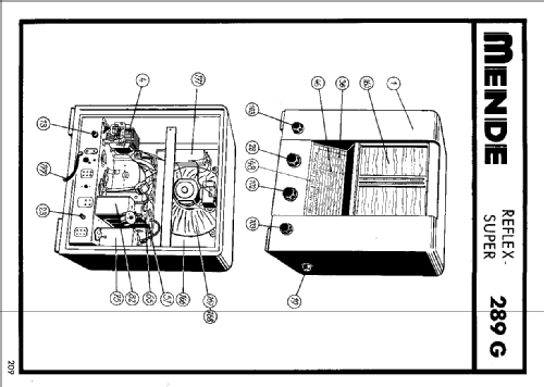 Reflex-Super M289-G ; Mende - Radio H. (ID = 179054) Radio