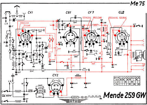 Sparsuper 259GW; Mende - Radio H. (ID = 2960669) Radio