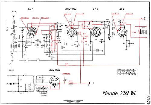 Sparsuper 259WL; Mende - Radio H. (ID = 2960541) Radio