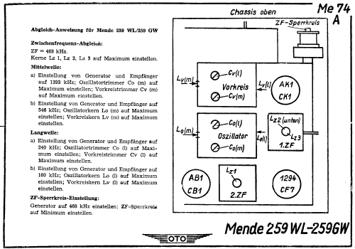 Sparsuper 259WL; Mende - Radio H. (ID = 2960542) Radio