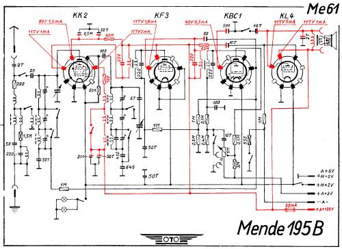 Super 195B; Mende - Radio H. (ID = 2959071) Radio