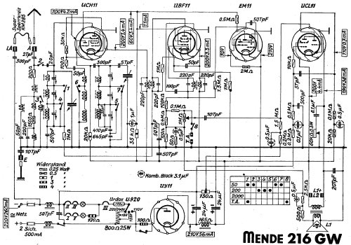 Super MS216GW ; Mende - Radio H. (ID = 413729) Radio