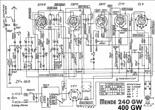 Super MS240-GW ; Mende - Radio H. (ID = 23282) Radio