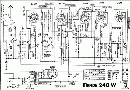 Super MS240W ; Mende - Radio H. (ID = 206424) Radio