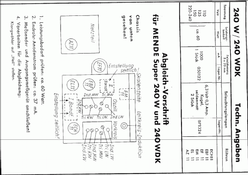 Super MS240-WDK ; Mende - Radio H. (ID = 206409) Radio