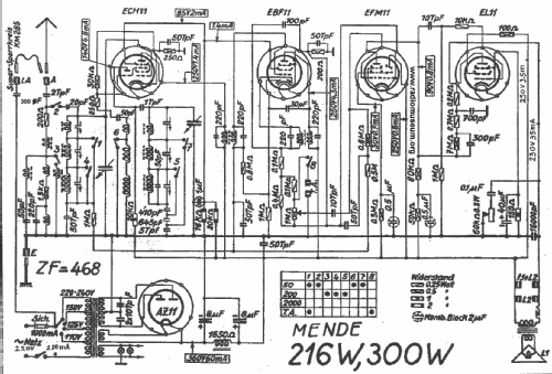 MS300-W ; Mende - Radio H. (ID = 23278) Radio