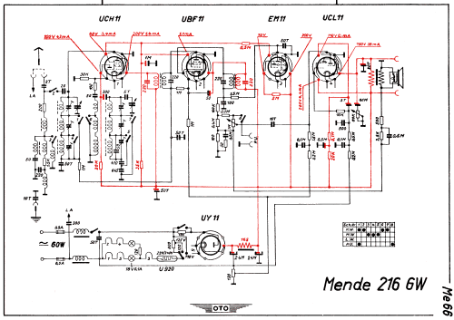 Super MS216GW ; Mende - Radio H. (ID = 2959346) Radio
