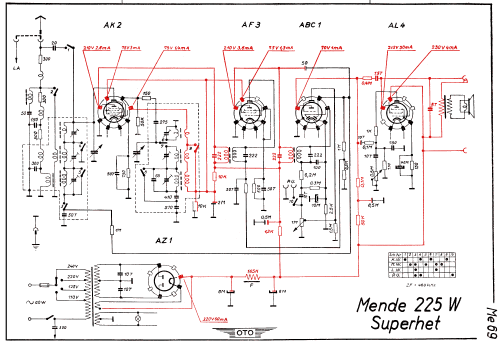 Super MS225-W ; Mende - Radio H. (ID = 2959370) Radio