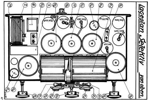 Ultra-Selektiv Kabinett SS; Mende - Radio H. (ID = 1428505) Radio