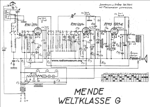 Weltklasse G; Mende - Radio H. (ID = 23785) Radio