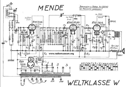 Weltklasse W; Mende - Radio H. (ID = 23787) Radio