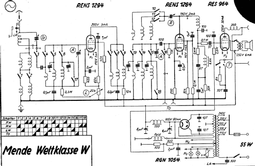 Weltklasse W; Mende - Radio H. (ID = 2924614) Radio