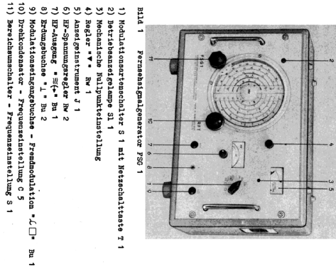 Fernsehsignalgenerator FSG-1; Messelektronik (ID = 405375) Equipment