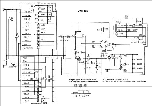 Elektronischer Vielfachmesser UNI12e; Messtechnik (ID = 127993) Equipment