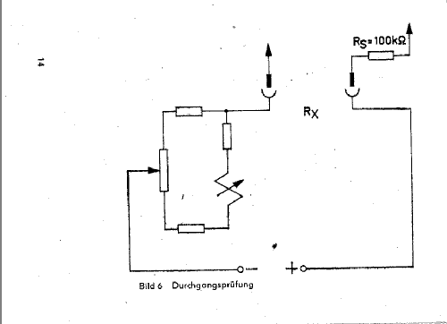 Widerstandsmessbrücke nach Wheatstone ; Messtechnik (ID = 1024047) Ausrüstung