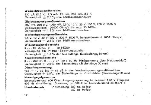 Universal-Messinstrument UNI 10; Messtechnik (ID = 1874466) Equipment