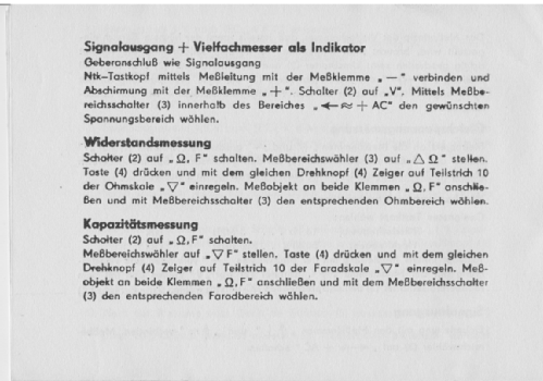 Vielfachmesser IV ; Messtechnik (ID = 2150543) Equipment