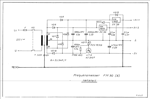 Frequenzmesser FM30; Metallurgieelektroni (ID = 1640916) Equipment