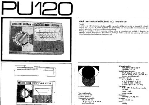 Multimeter PU-120; Metra Blansko; (ID = 1783568) Equipment
