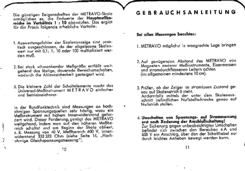 Metravo ; Metrawatt, BBC Goerz (ID = 1170377) Equipment