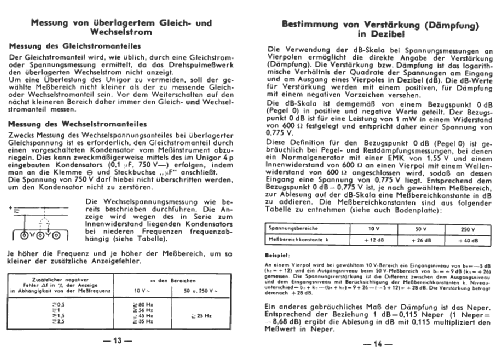 Unigor 4p Type 226224; Metrawatt, BBC Goerz (ID = 223041) Ausrüstung