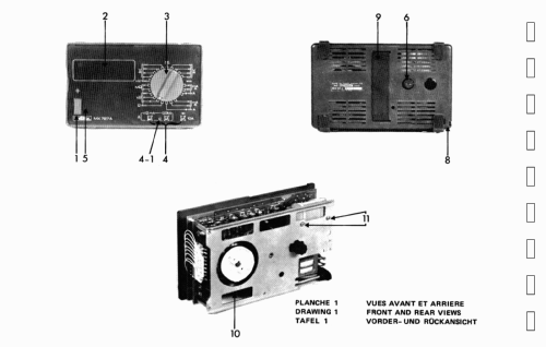 Digital Multimeter MX727A -1, -2, -21; Metrix, Compagnie (ID = 1980169) Equipment