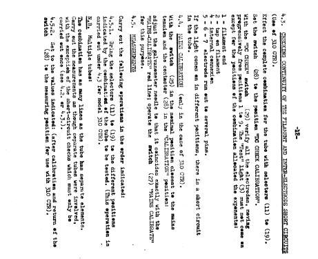 Lampemètre 310-D; Metrix, Compagnie (ID = 1936456) Ausrüstung