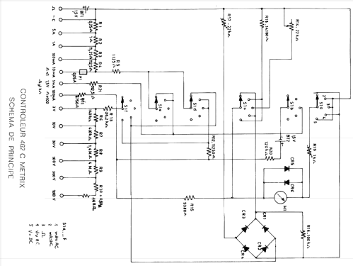 Multimètre 462 C; Metrix, Compagnie (ID = 731590) Equipment