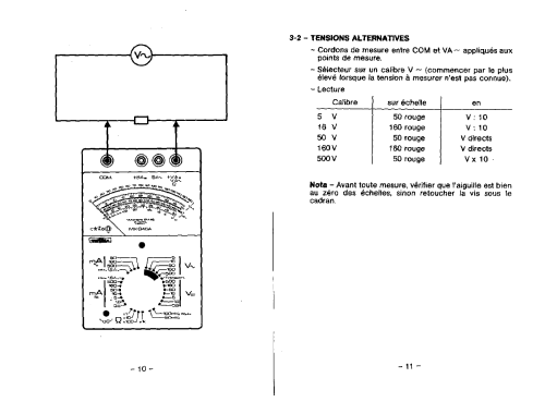 Multimètre MX046A; Metrix, Compagnie (ID = 953961) Equipment