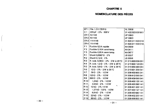 Multimètre MX046A; Metrix, Compagnie (ID = 953967) Equipment