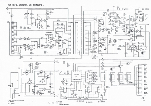 Multimètre numérique 2000 points de table MX707B; Metrix, Compagnie (ID = 1600705) Equipment