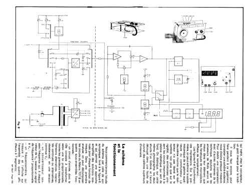 Multimètre numérique 2000 points de table MX707B; Metrix, Compagnie (ID = 957358) Equipment