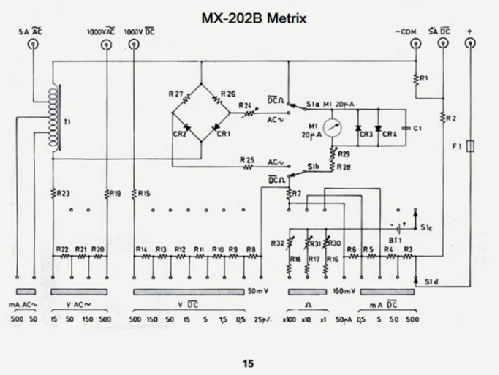 MX-202B; Metrix, Compagnie (ID = 1600663) Equipment