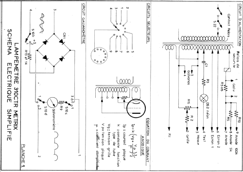 Lampemètre 310 CTR; Metrix, Compagnie (ID = 646111) Equipment